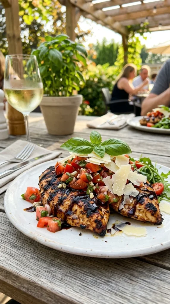 Grilled Bruschetta Chicken looks 1