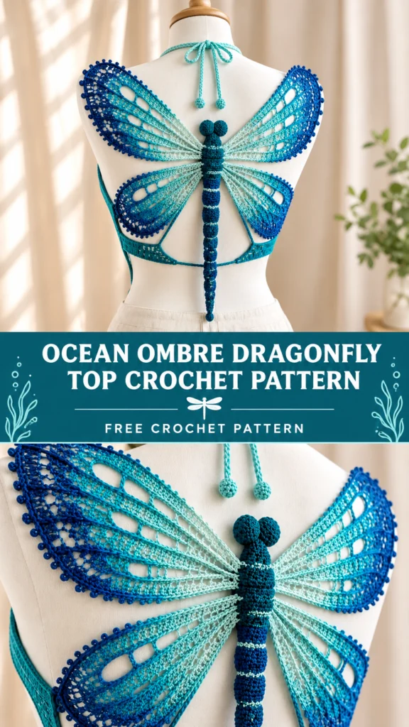 Ocean Ombre Dragonfly Top