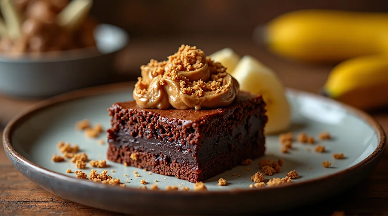 3-Ingredient Banana Brownies Recipe