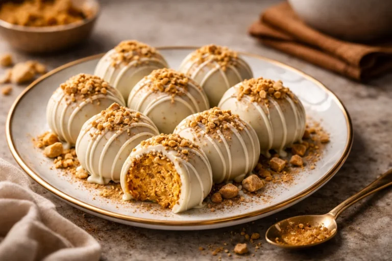 No-Bake Pumpkin Cheesecake Balls Recipe