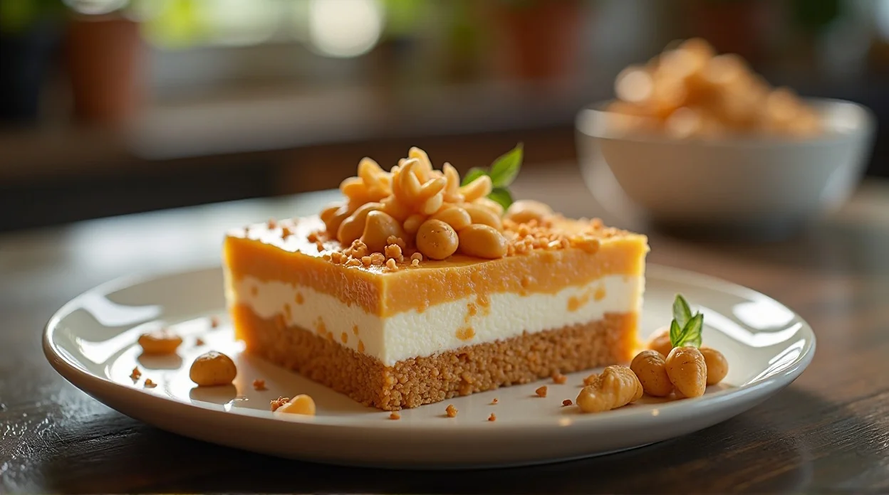 Peanut Butter Yogurt Frozen Bars Recipe