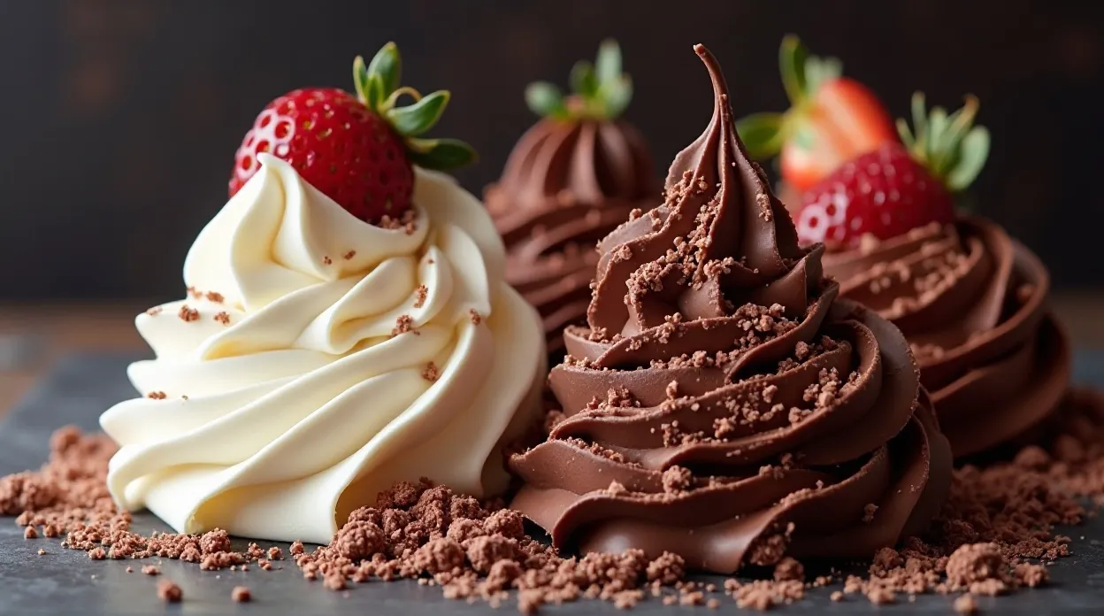 White and Dark Chocolate Mousse Recipe