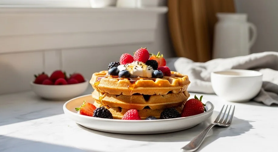 Almond Flour Waffles Recipe