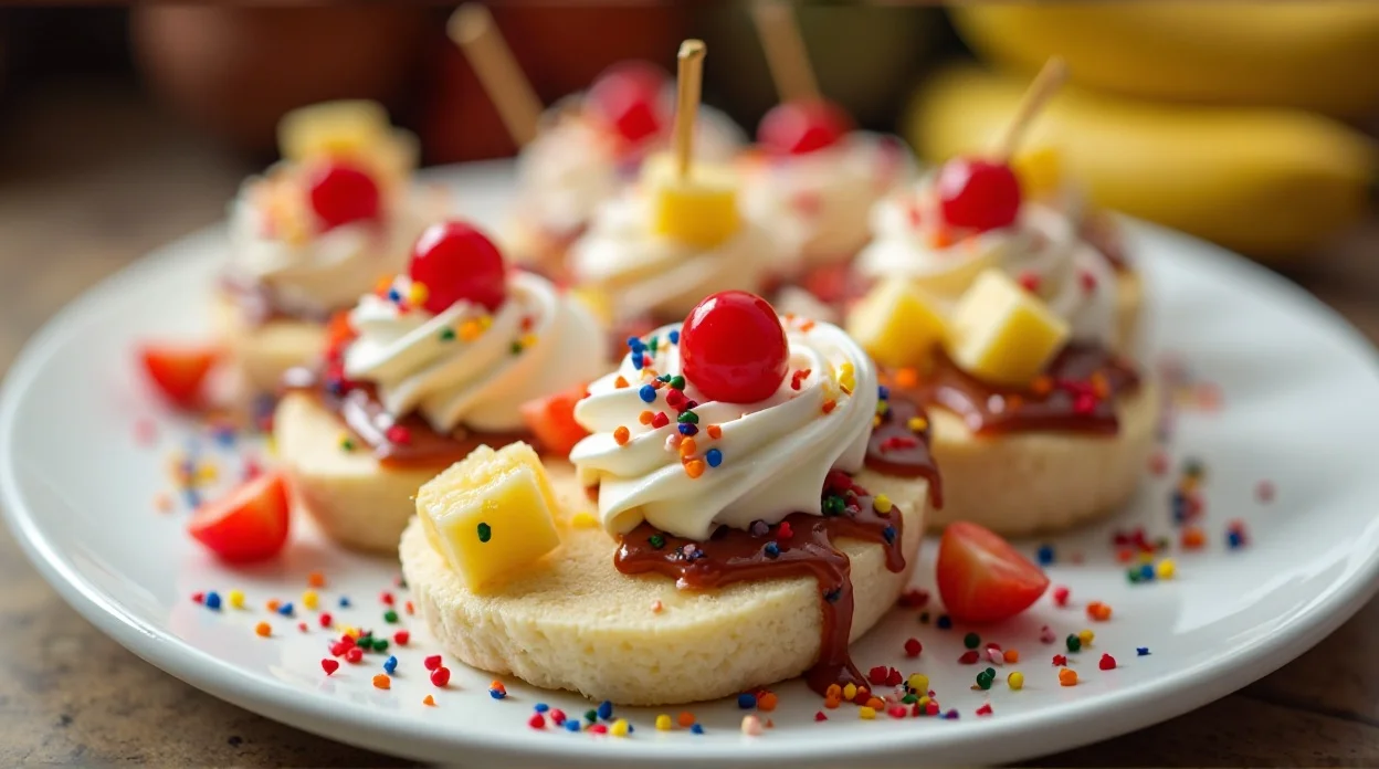 Banana Split Bites Recipe