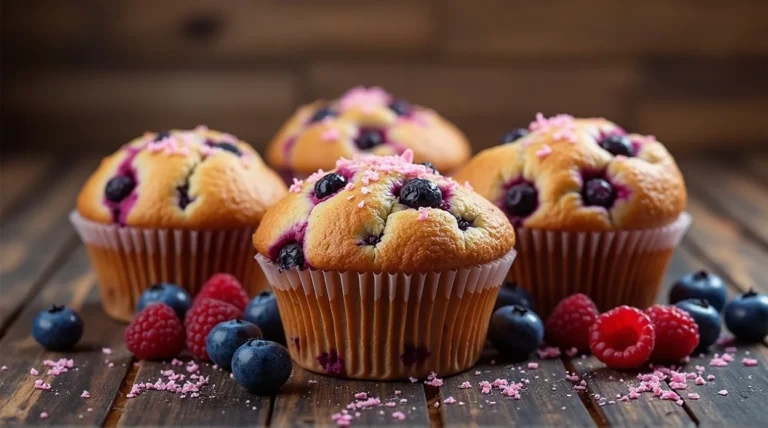 Blueberry Raspberry Muffins
