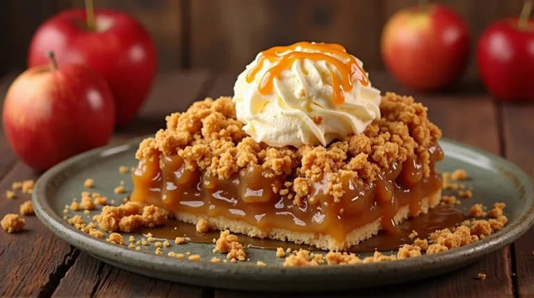 Caramel Apple Crumble