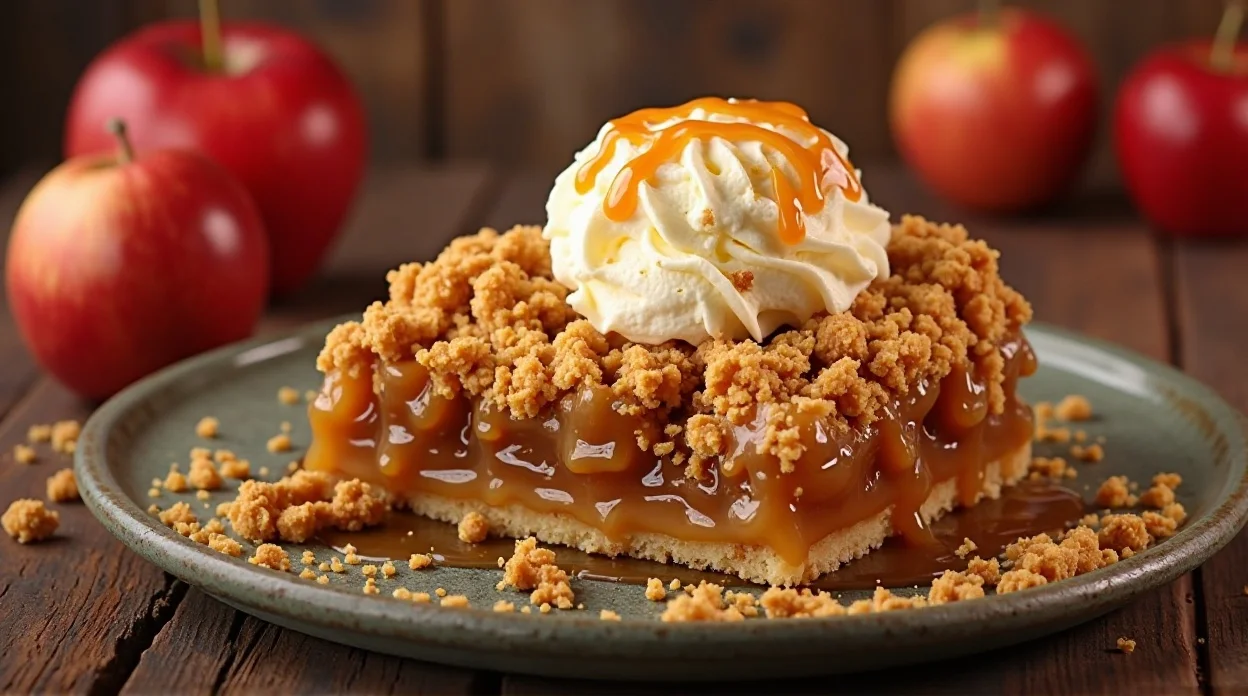 Caramel Apple Crumble