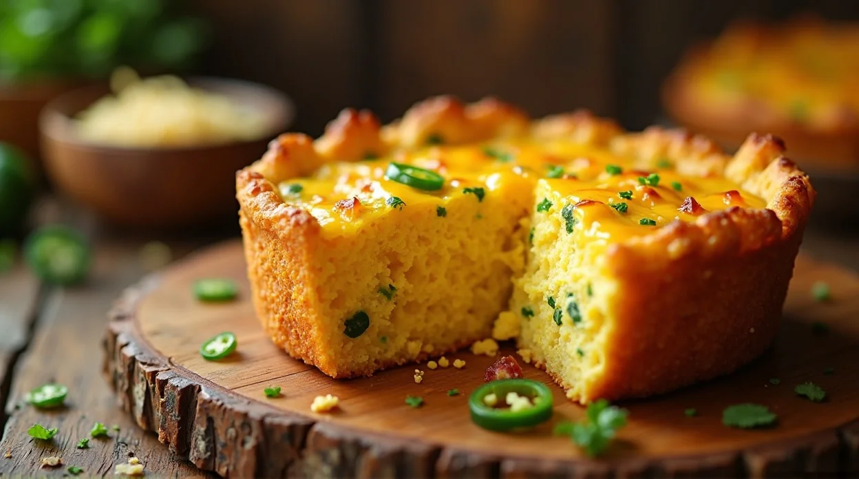 Cheddar Jalapeno Cornbread Recipe