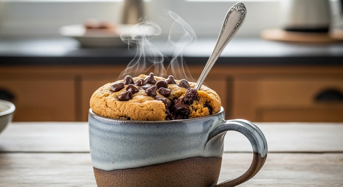 Chocolate Chip Mug Cookie Recipe