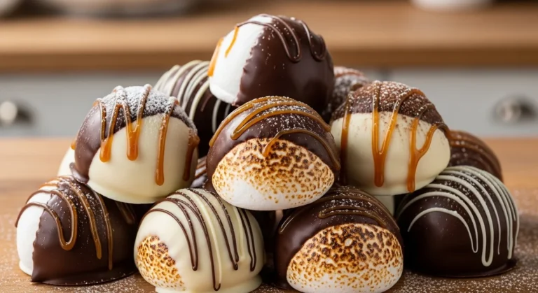 Chocolate Dipped Marshmallows