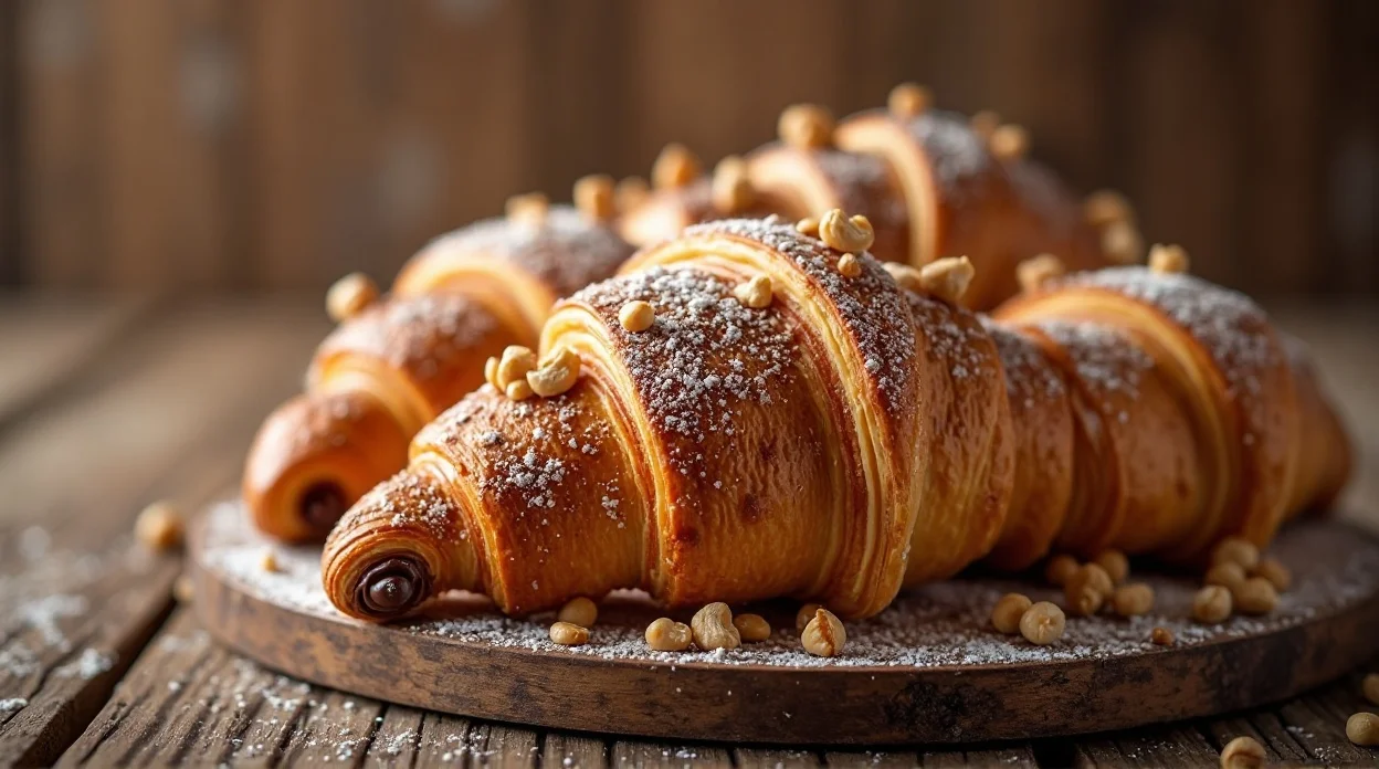 Chocolate Hazelnut Croissants Recipe