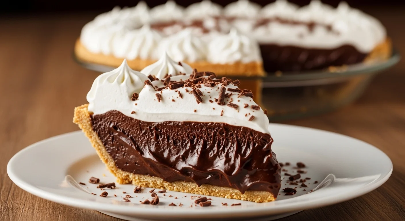 Dark Chocolate Silk Pie
