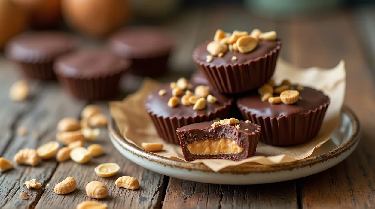 Frozen Peanut Butter Nutella Cups Recipe