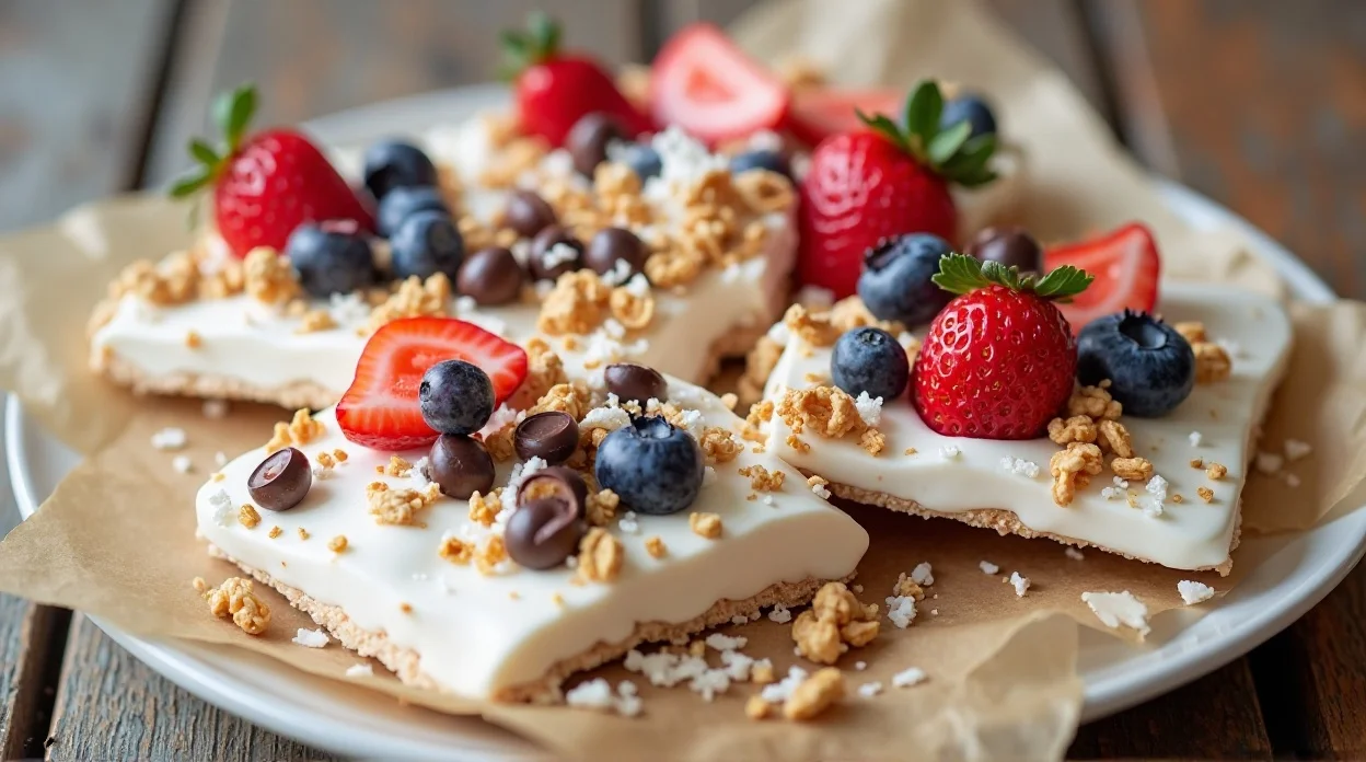 Frozen Yogurt Bark Recipe