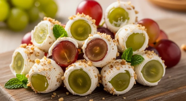 Grapes Rolled In Cream Cheese