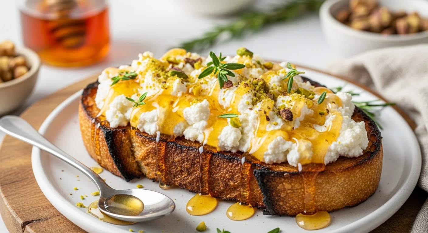 Honey Ricotta Toast Recipe