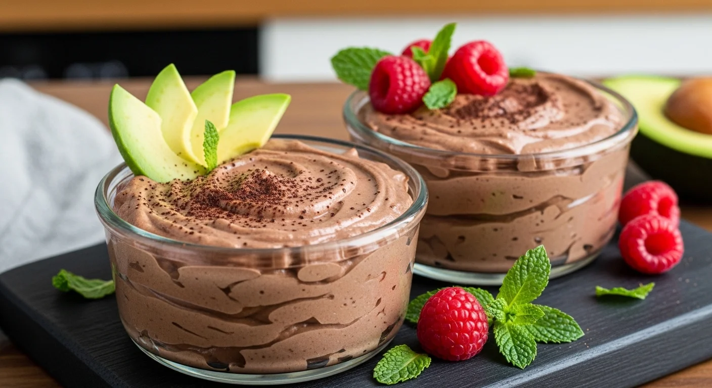 Keto Avocado Chocolate Mousse