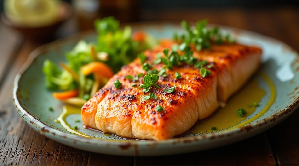 Keto Garlic Butter Salmon
