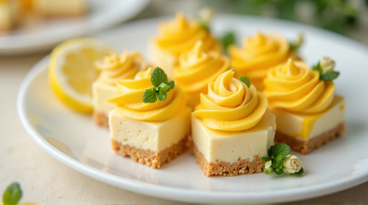 Keto Lemon Cheesecake Bites