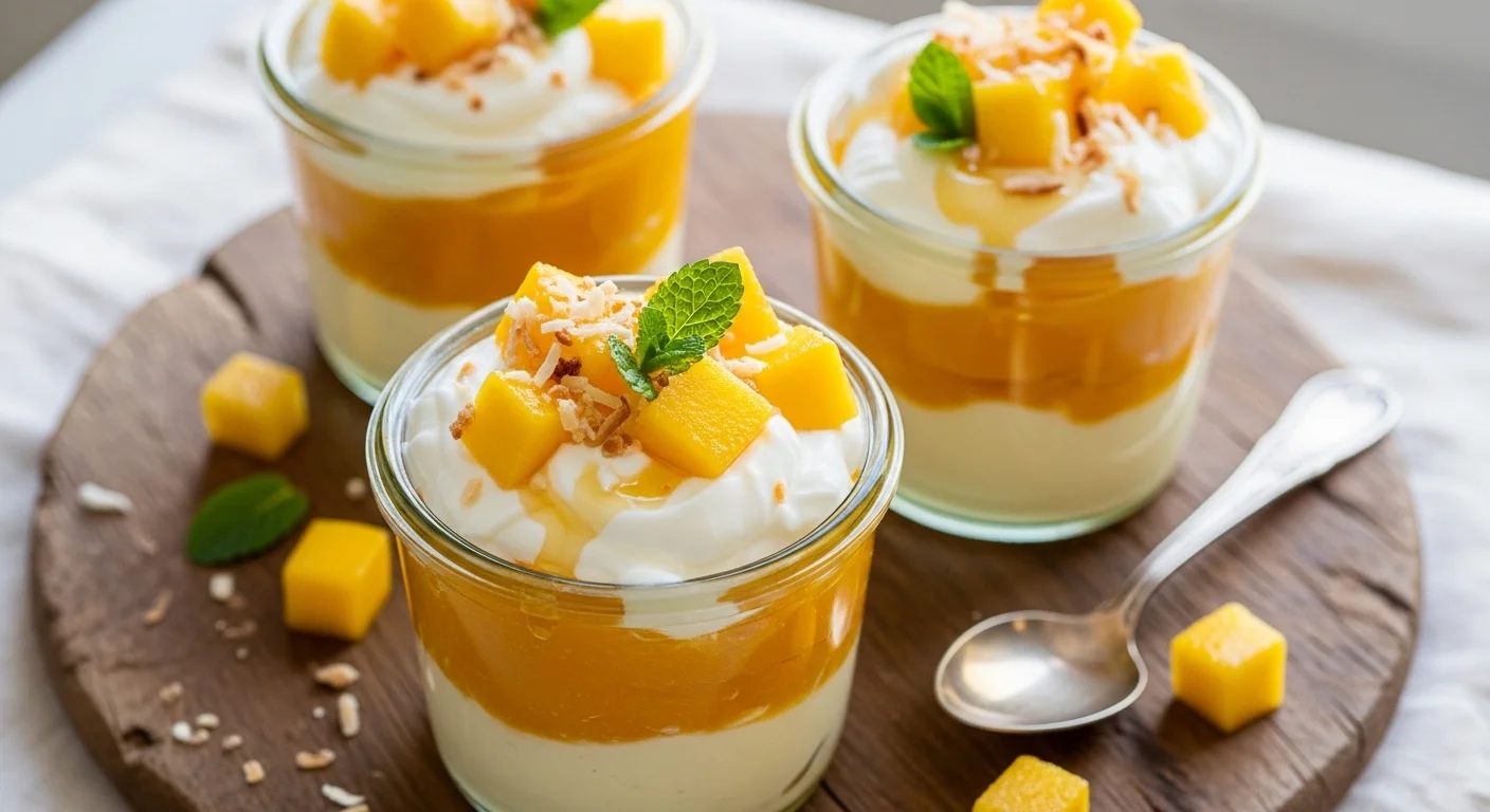 Mango Yogurt Cups