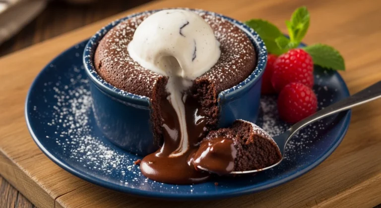 Microwave Chocolate Lava Cake