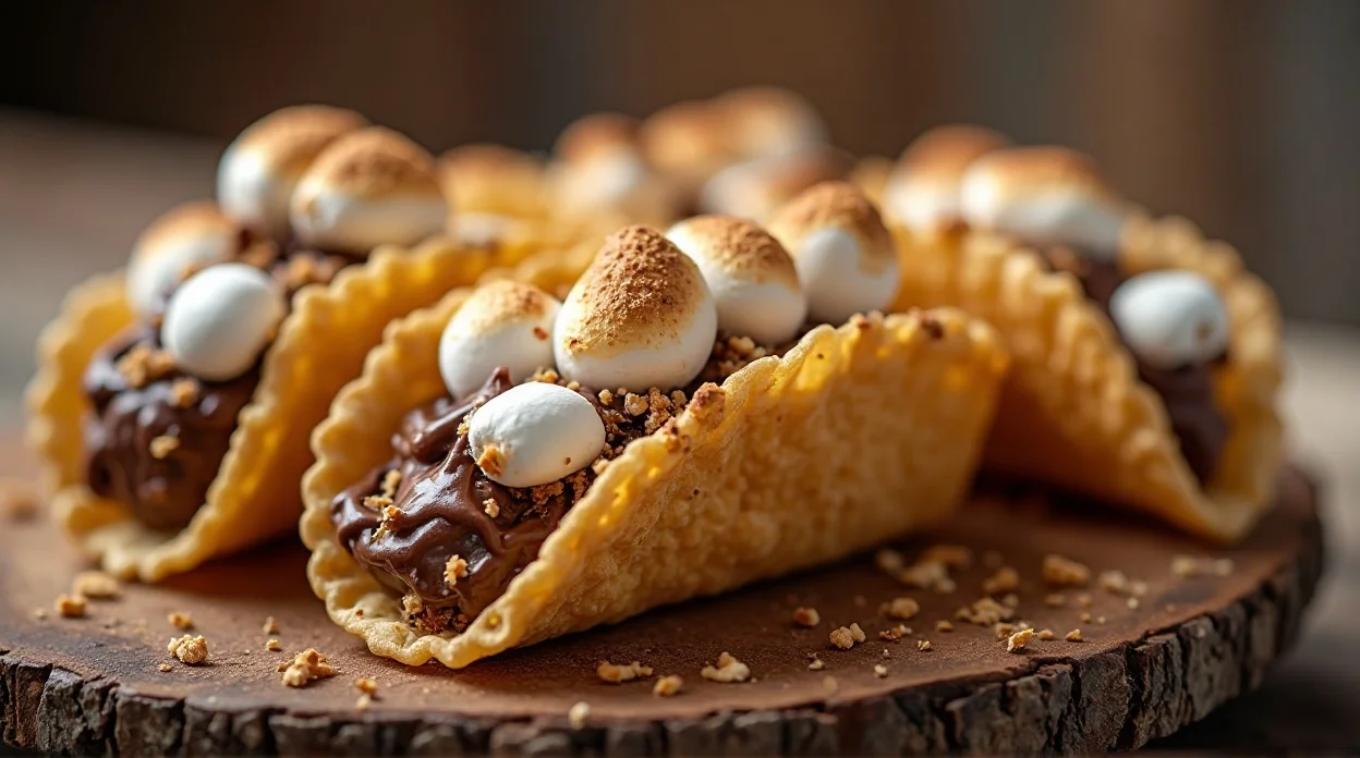 Mini Smores Tacos Recipe
