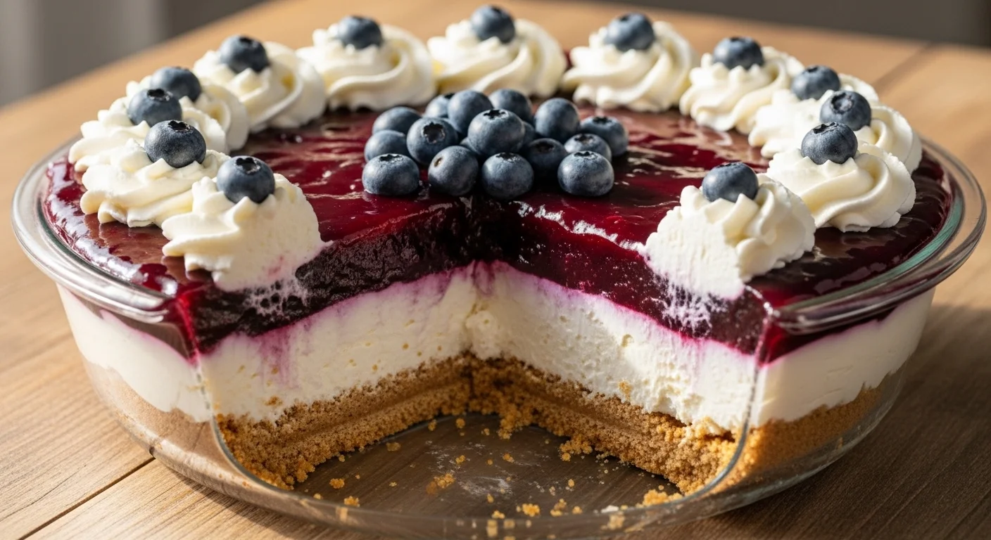 No Bake Blueberry Yum Yum Recipe