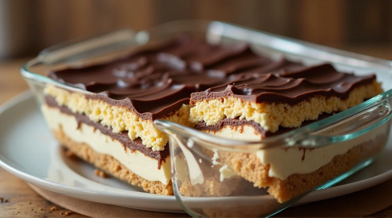 No Bake Eclair Cake