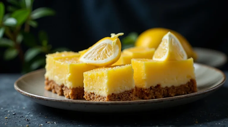 No-Bake Lemon Cheesecake Bars