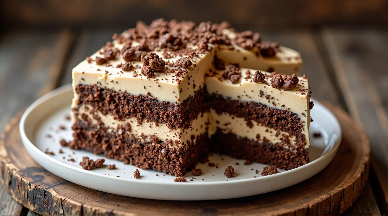 No Bake Mocha Icebox Cake