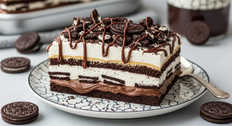 Nutella Oreo Icebox Cake