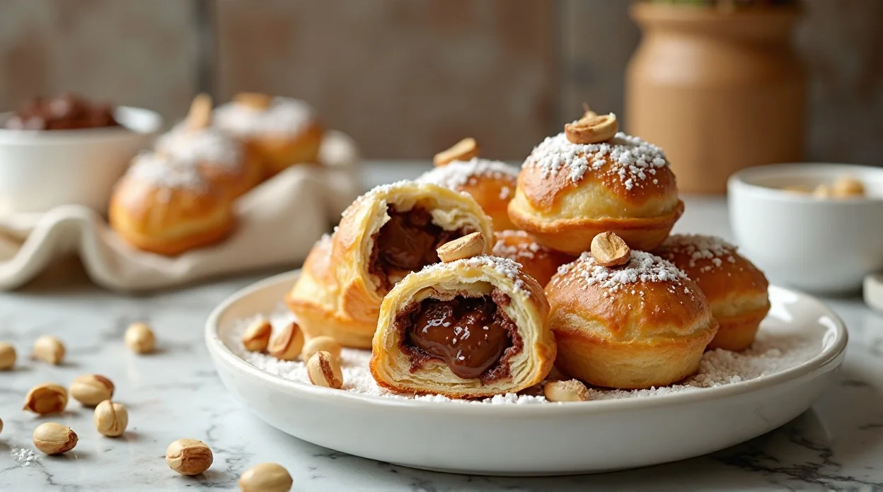 Nutella Puff Pastry Bites Recipe