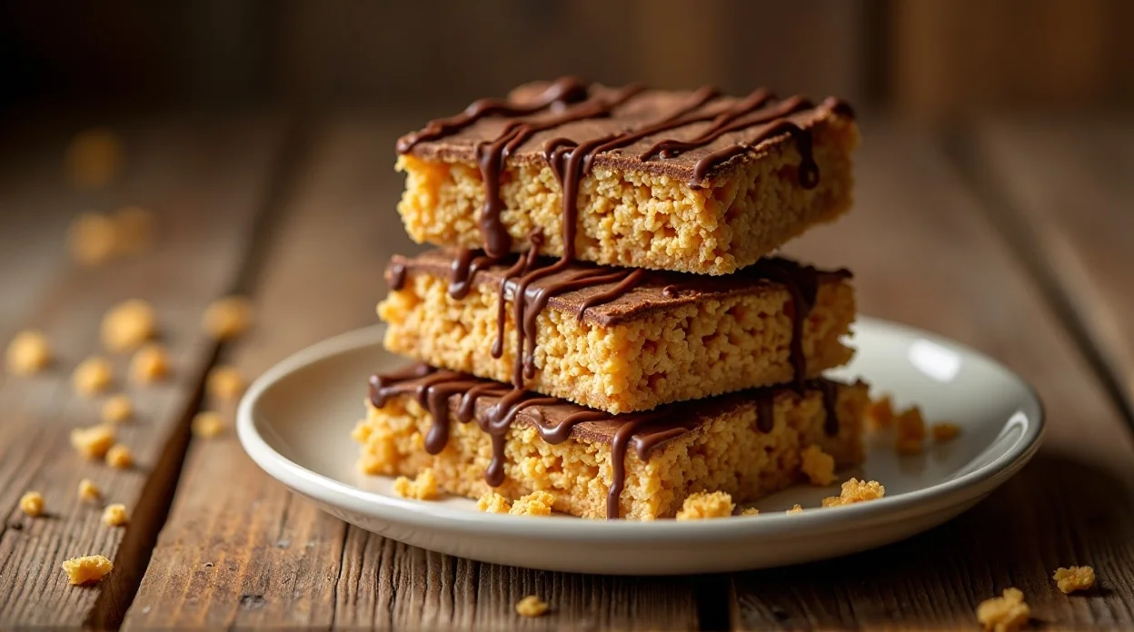 Peanut Butter Cornflake Bars Recipe