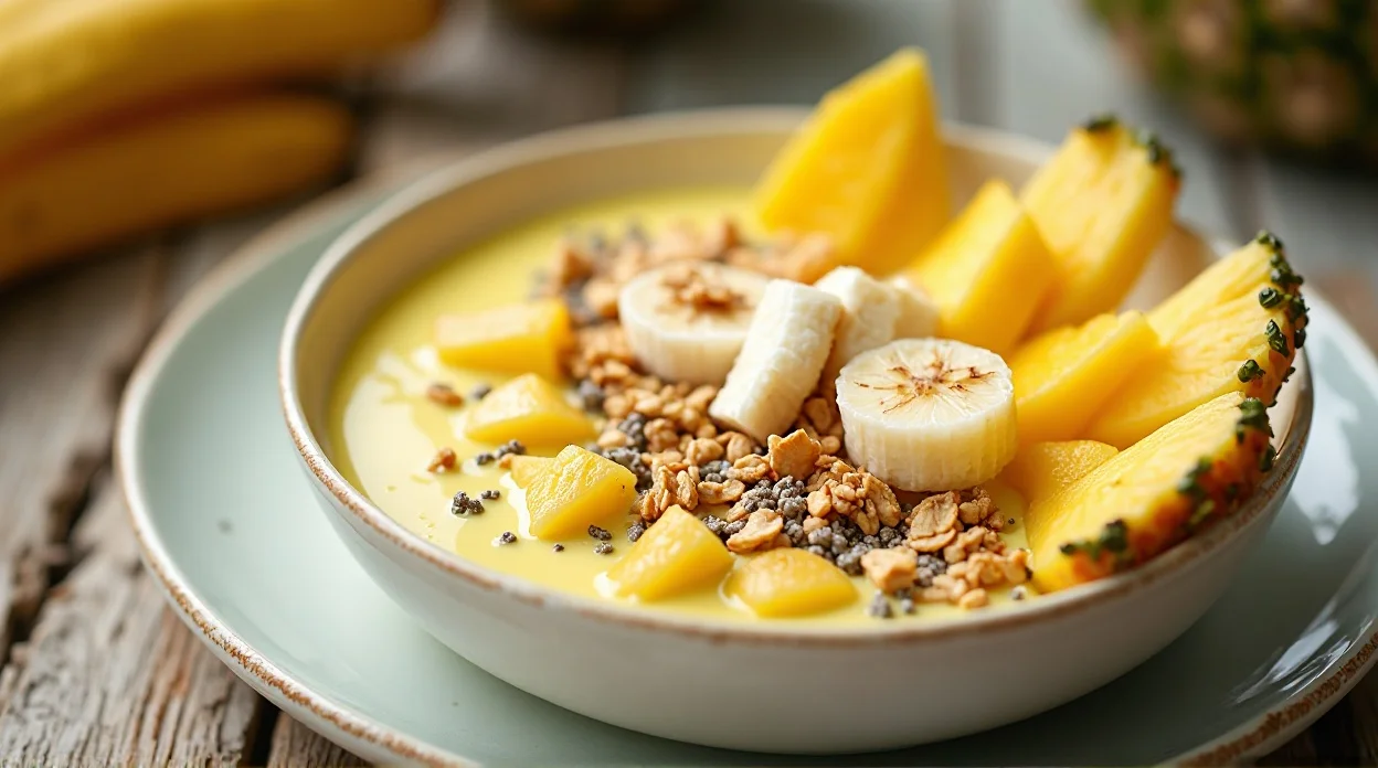 Pineapple Coconut Smoothie Bowl