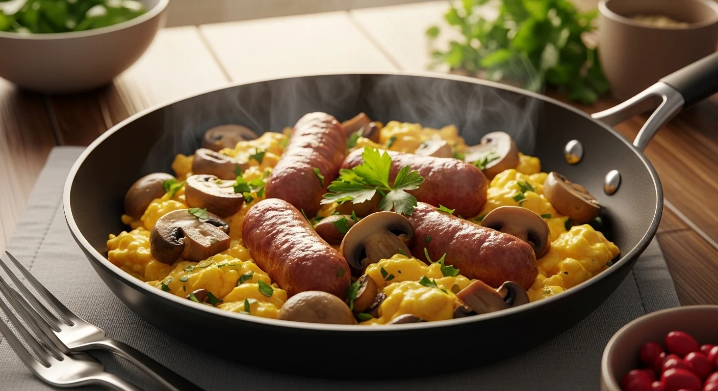 Sausage Mushroom Scramble Recipe
