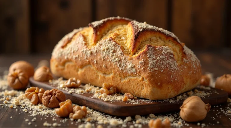 Spelt Flour Honey Walnut Bread
