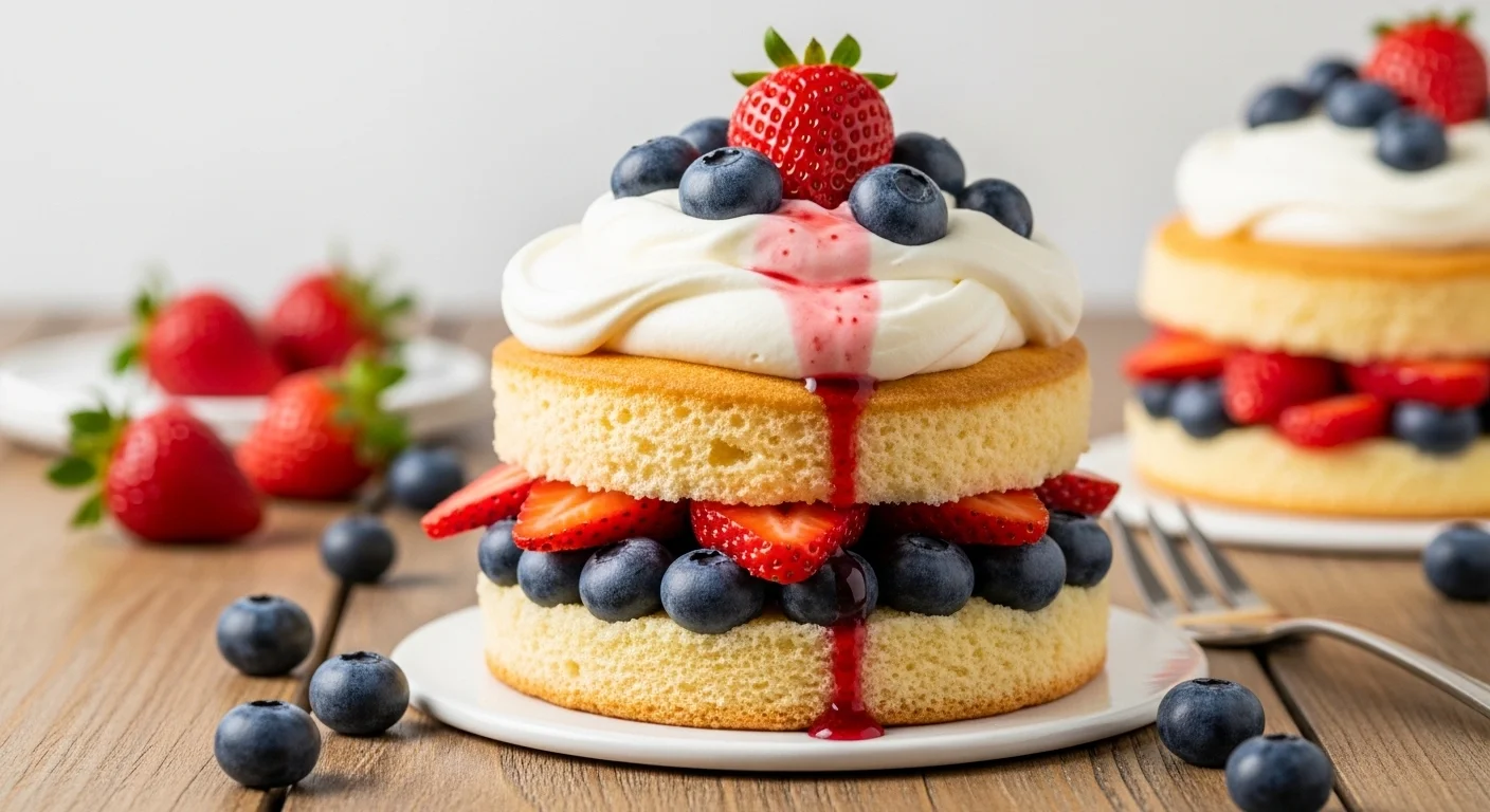 Strawberry Blueberry Shortcake