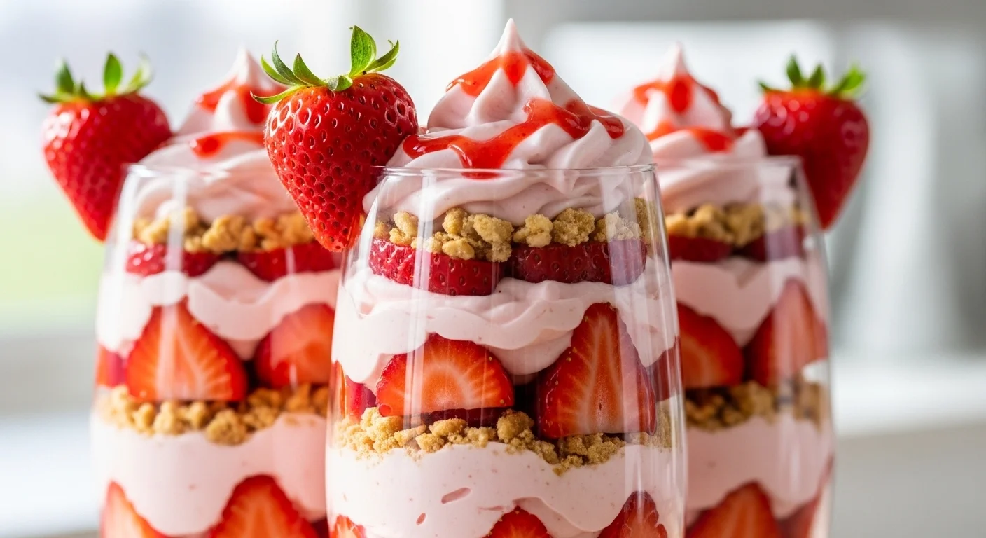 Strawberry Cream Parfaits