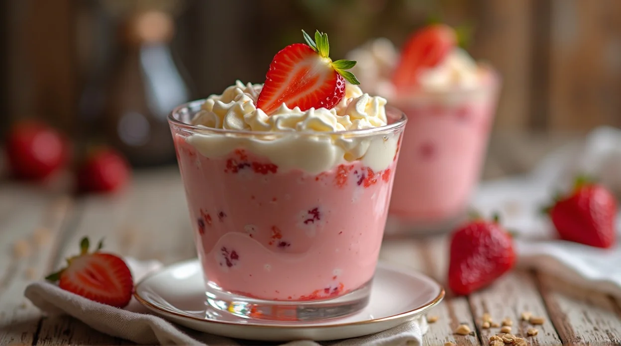 Strawberry Pudding Recipe