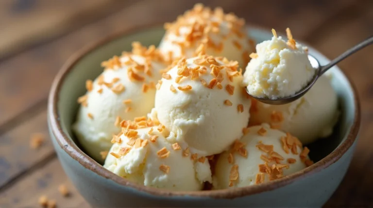 Toasted Coconut Ice Cream Recipe