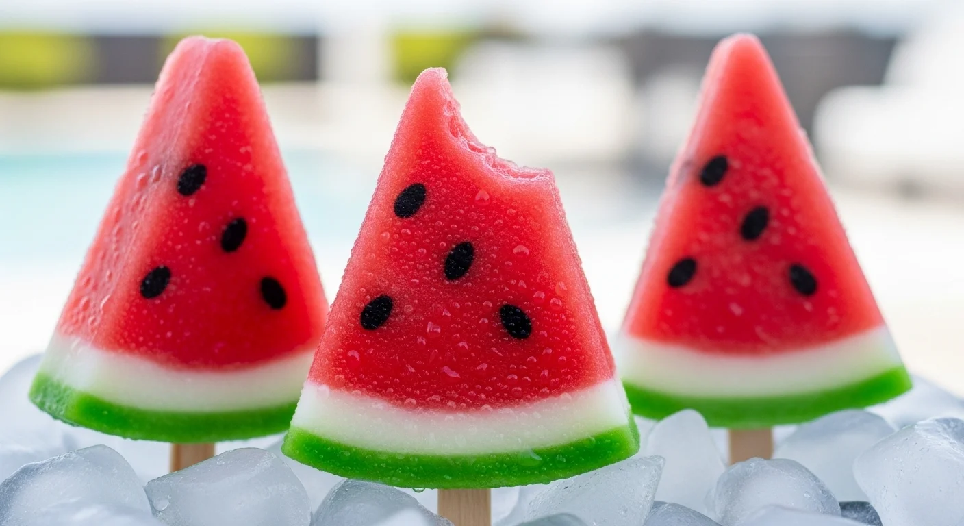 Watermelon Popsicles
