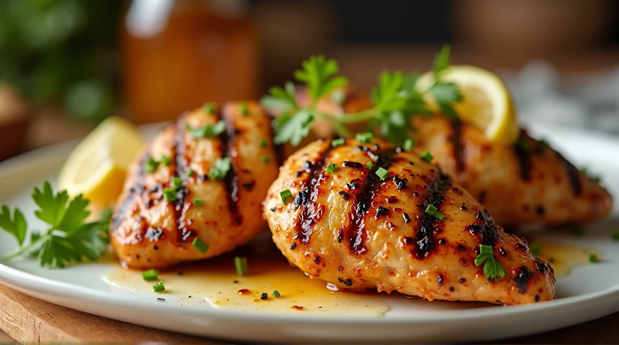 honey garlic grilled chicken recipe
