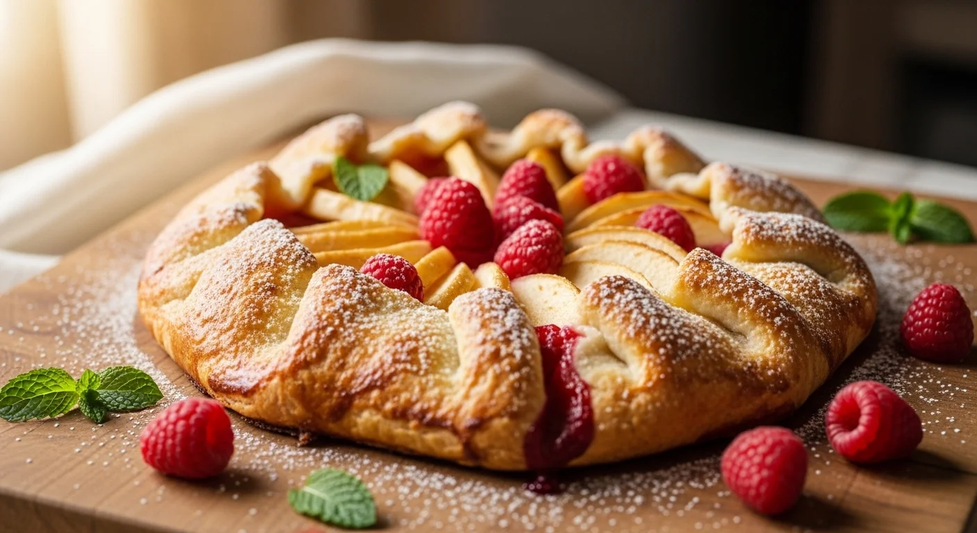 Apple Raspberry Galette Recipe