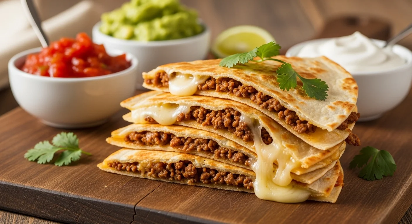 Beef quesadillas