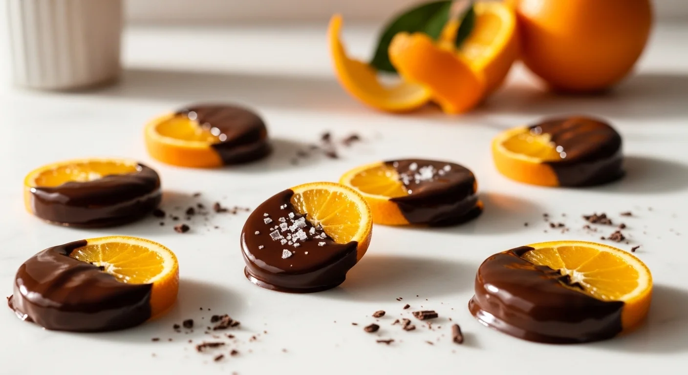 Chocolate Dipped Orange Slices