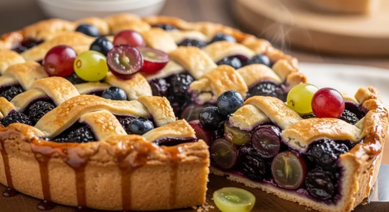 Grape Blueberry Pie