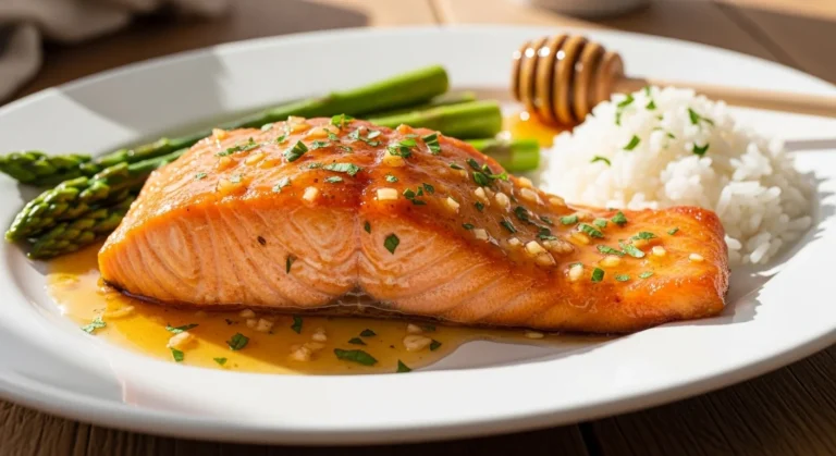 Honey Garlic Glazed Salmon