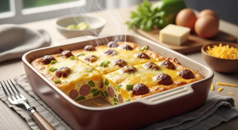 Keto Sausage Egg Breakfast Casserole Recipe