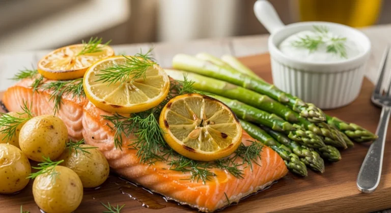 Lemon Dill Baked Salmon