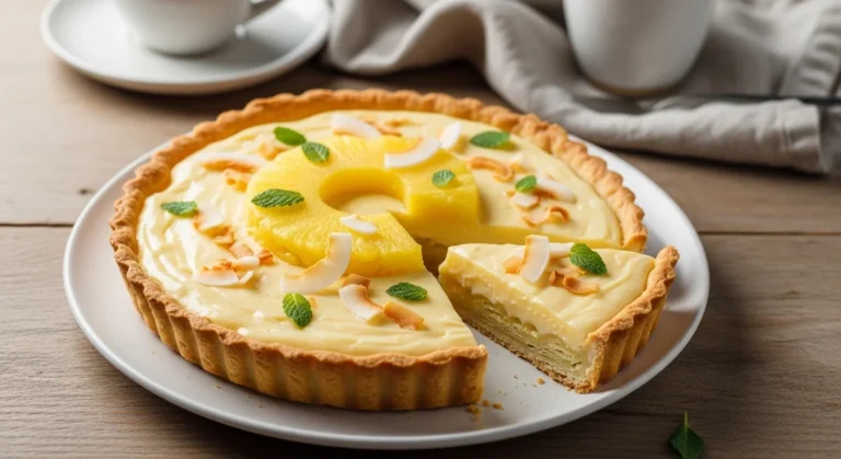 Pineapple Coconut Cream Tart